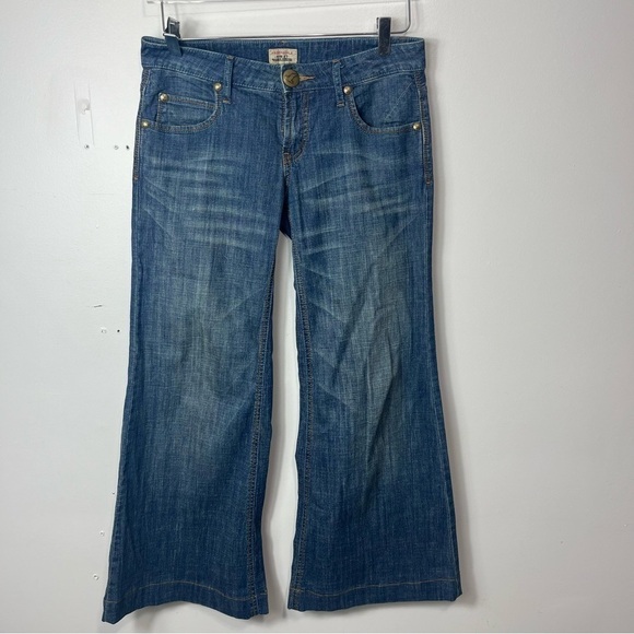 Free People low rise flar leg ankle cropped jean size 27 1751 - Picture 1 of 3